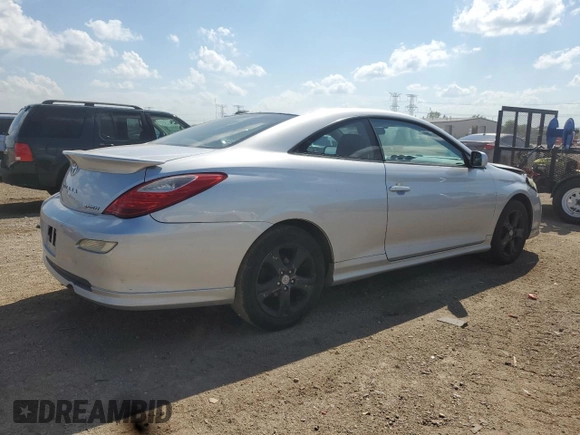 2007 Toyota Solara SE with VIN 4T1CE30P07U757475, listed as a Copart auction lot 62348565 with 124,042 mi miles and Salvage title. Bid and sale history available at DreamBid. Image 3.