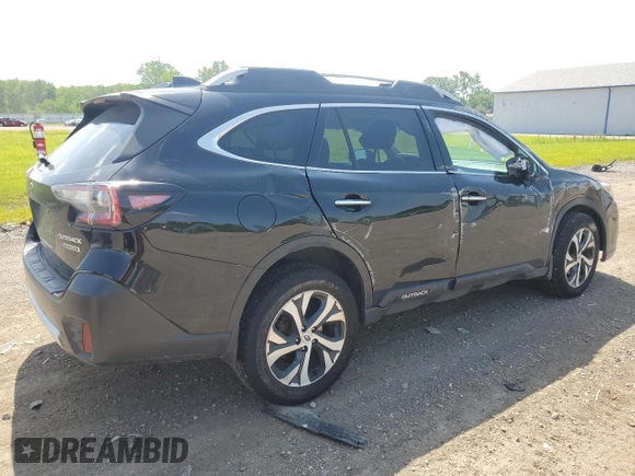 2021 Subaru Outback Touring with VIN 4S4BTAPC5M3124738, listed as a Copart auction lot 62161295 with 42,363 mi miles and Salvage title. Bid and sale history available at DreamBid. Image 3.