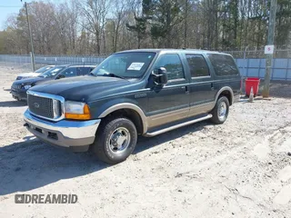 2001 Ford Excursion Limited z VIN 1FMNU42L81EC18793, wystawiony jako IAAI lot #41874483 z przebiegiem 182 967 mil mil oraz . Historia ofert i sprzedaży dostępna na DreamBid. Obrazek 2.