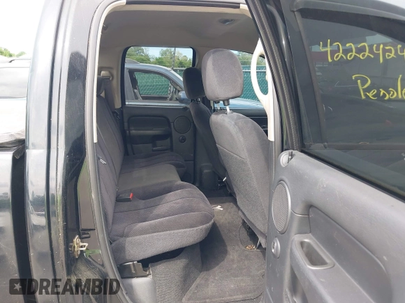 2004 Dodge 1500 SLT with VIN 1D7HU18D74J206183, listed as a IAAI auction lot 42224245 with 148,559 mi miles and . Bid and sale history available at carsss.com. Image 8.