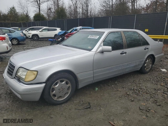 1995 Mercedes-Benz S Class with VIN WDBGA33E6SA206326, listed as a Copart auction lot 86564454 with NaN miles and Clean Title. Bid and sale history available at carsss.com. Image 1.