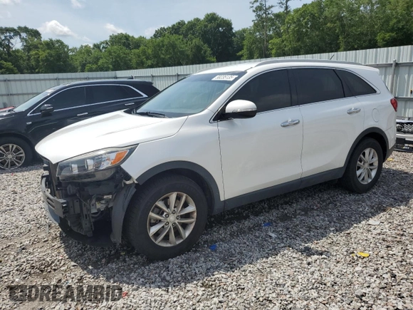 2017 Kia Sorento LX with VIN 5XYPG4A54HG214989, listed as a Copart auction lot 58235135 with 82,461 mi miles and Salvage title. Bid and sale history available at DreamBid. Image 1.