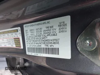 2019 Acura RDX w/A-Spec Pkg with VIN 5J8TC2H63KL028466, listed as a IAAI auction lot 41719916 with 102,881 mi miles. Bid and sale history available at carsss.com. Image 9.