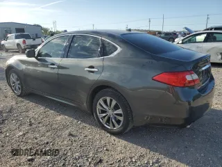 2013 Infiniti M with VIN JN1BY1AR8DM600769, listed as a Copart auction lot 54077445 with 96,498 mi miles and Salvage title. Bid and sale history available at DreamBid. Image 2.