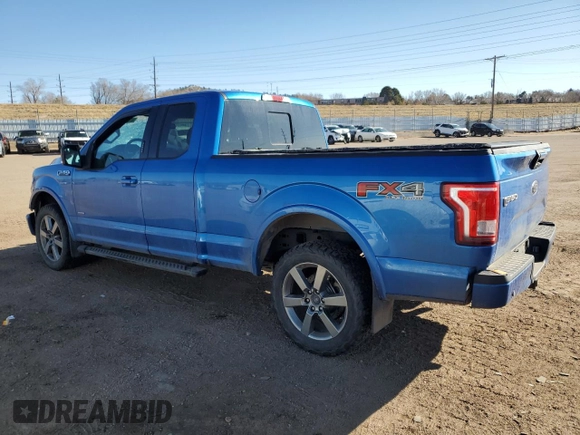 2015 Ford F-150 XLT with VIN 1FTFX1EG0FKE86579, listed as a Copart auction lot 47686495 with Not Provided miles and Salvage Title. Bid and sale history available at carsss.com. Image 2.