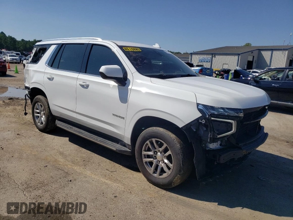 2021 Chevrolet Tahoe LT with VIN 1GNSCNKD4MR252131, listed as a Copart auction lot 69876114 with 99,192 mi miles and Salvage title. Bid and sale history available at DreamBid. Image 4.
