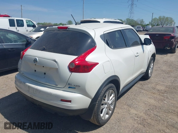 2013 Nissan Juke SV with VIN JN8AF5MV3DT225690, listed as a IAAI auction lot 42146596 with 142,234 mi miles and . Bid and sale history available at carsss.com. Image 4.