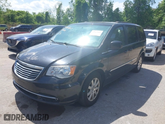 2016 Chrysler Town & Country Touring with VIN 2C4RC1BG2GR291874, listed as a IAAI auction lot 42167607 with 265,316 mi miles. Bid and sale history available at carsss.com. Image 2.