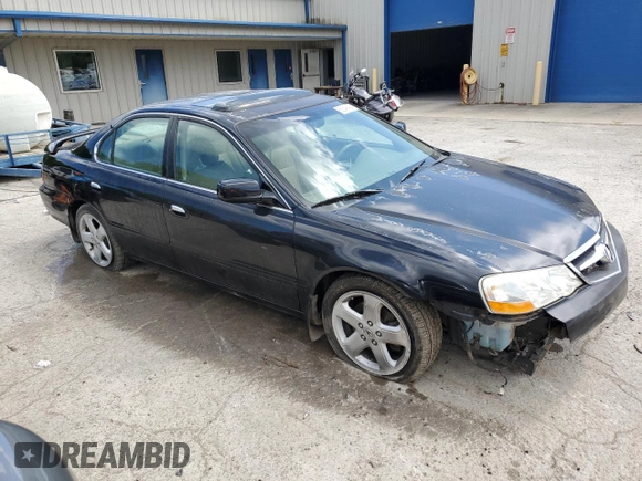 2002 Acura TL Type S with VIN 19UUA56832A044372, listed as a Copart auction lot 68346474 with 148,553 mi miles and Salvage Title. Bid and sale history available at carsss.com. Image 4.