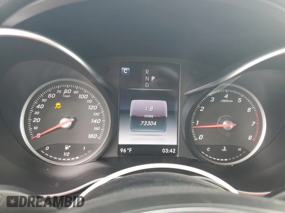 2018 Mercedes-Benz C 300 with VIN 55SWF4KB7JU238346, listed as a Copart auction lot 64957815 with 73,304 mi miles and Clean title. Bid and sale history available at DreamBid. Image 9.