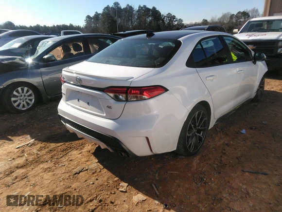 2022 Toyota Corolla SE with VIN 5YFS4MCE5NP110485, listed as a IAAI auction lot 41236740 with 52,727 mi miles. Bid and sale history available at carsss.com. Image 4.