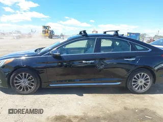 2015 Hyundai Sonata 2.4L Sport with VIN 5NPE34AFXFH163452, listed as a IAAI auction lot 41946262 with 47,730 mi miles. Bid and sale history available at carsss.com. Image 14.