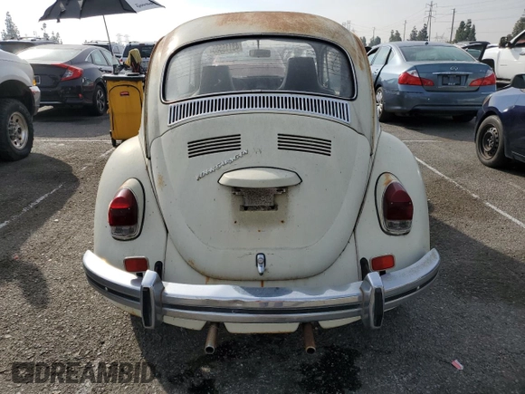 1970 Volkswagen Beetle with VIN 1102980616, listed as a Copart auction lot 43115565 with 49,206 mi miles and Clean Title. Bid and sale history available at DreamBid. Image 6.