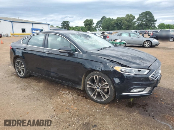 2017 Ford Fusion Titanium with VIN 3FA6P0K90HR221889, listed as a Copart auction lot 55643945 with 126,621 mi miles and Salvage title. Bid and sale history available at DreamBid. Image 4.