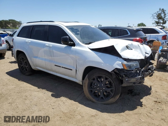 2021 Jeep Grand Cherokee Limited with VIN 1C4RJFBG6MC670190, listed as a Copart auction lot 57999225 with 59,713 mi miles and Salvage title. Bid and sale history available at DreamBid. Image 4.