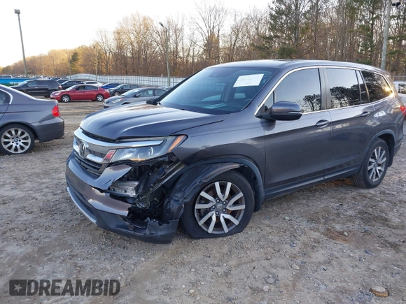 2019 Honda Pilot EX-L z VIN 5FNYF5H5XKB026513, wystawiony jako IAAI lot #41269623 z przebiegiem 62 372 mil mil oraz . Historia ofert i sprzedaży dostępna na DreamBid. Obrazek 6.