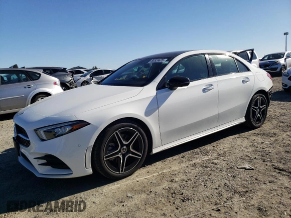 2022 Mercedes-Benz A 220 with VIN W1K3G4EB4NJ356954, listed as a Copart auction lot 88526625 with 18,912 mi miles and Salvage Title. Bid and sale history available at DreamBid. Image 1.