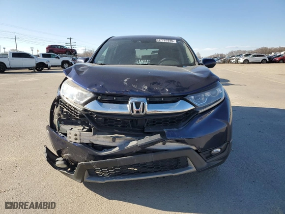 2018 Honda CR-V EX with VIN 2HKRW2H55JH653039, listed as a Copart auction lot 47787975 with 193,048 mi miles and Salvage Title. Bid and sale history available at carsss.com. Image 5.