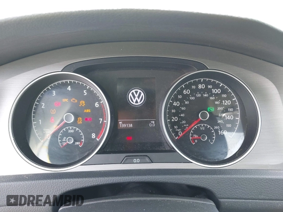 2016 Volkswagen Golf TSI S z VIN 3VWC17AU3GM512022, wystawiony jako IAAI lot #42210894 z przebiegiem 139 138 mil mil oraz . Historia ofert i sprzedaży dostępna na DreamBid. Obrazek 7.