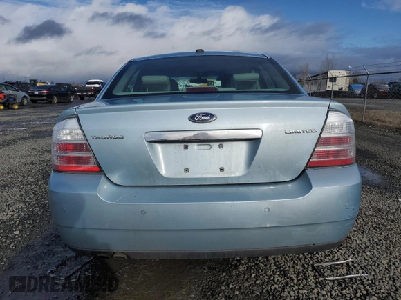 2009 Ford Taurus Limited with VIN 1FAHP25W09G118549, listed as a Copart auction lot 43234475 with 105,074 mi miles and Salvage Title. Bid and sale history available at carsss.com. Image 6.