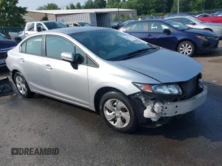 2015 Honda Civic LX with VIN 19XFB2F57FE084093, listed as a IAAI auction lot 42457602 with Not provided miles and . Bid and sale history available at DreamBid. Image 1.