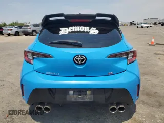 2021 Toyota Corolla Hatchback SE with VIN JTND4MBE0M3120757, listed as a Copart auction lot 63187034 with 45,238 mi miles and Salvage Title. Bid and sale history available at carsss.com. Image 6.