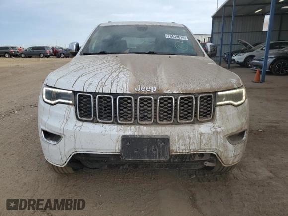 2019 Jeep Grand Cherokee Limited X with VIN 1C4RJFBTXKC555585, listed as a Copart auction lot 76439614 with 45,380 mi miles and Salvage title. Bid and sale history available at DreamBid. Image 5.