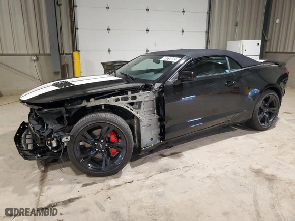 2022 Chevrolet Camaro LT1 with VIN 1G1FF3D78N0125118, listed as a Copart auction lot 73694724 with 5,100 mi miles and Salvage Title. Bid and sale history available at carsss.com. Image 1.