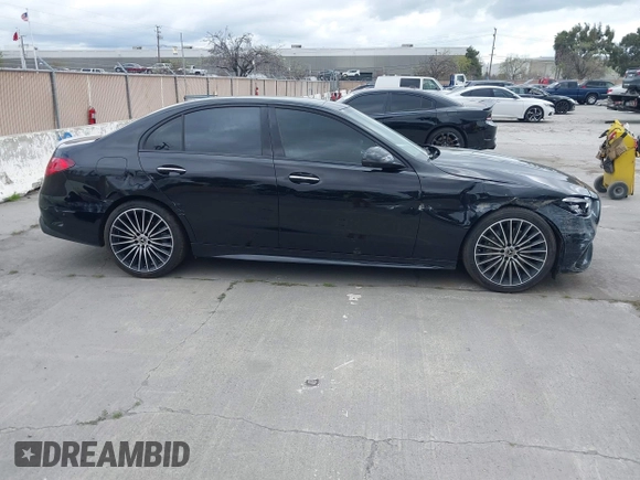 2022 Mercedes-Benz C 300 with VIN W1KAF4GBXNR037485, listed as a IAAI auction lot 41901915 with 36,504 mi miles and . Bid and sale history available at DreamBid. Image 13.