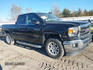 2015 GMC Sierra 1500 SLE with VIN 1GTV2UECXFZ277401, listed as a IAAI auction lot 40989666 with 119,149 mi miles. Bid and sale history available at carsss.com. Image 1.