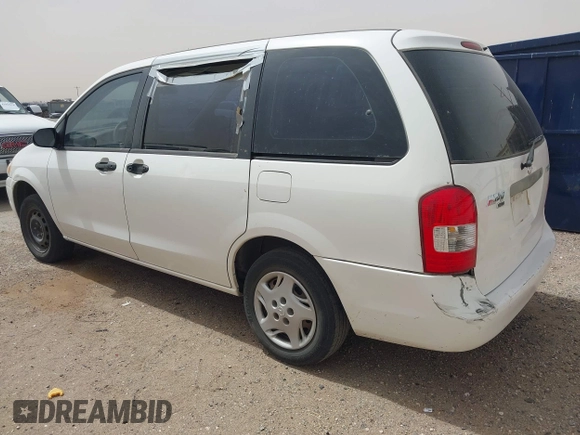 2000 Mazda MPV DX with VIN JM3LW28G2Y0127117, listed as a IAAI auction lot 41896562 with 170,574 mi miles. Bid and sale history available at carsss.com. Image 3.
