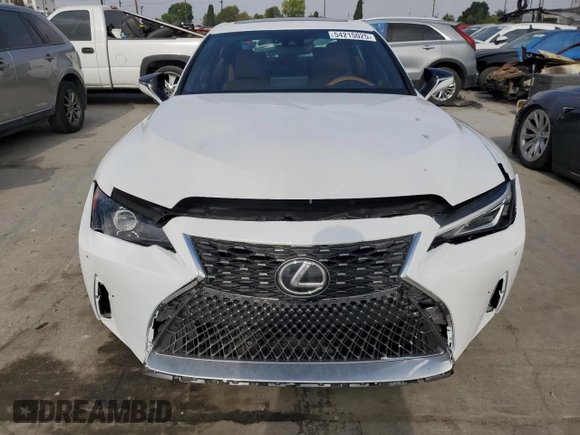 2023 Lexus IS 300 with VIN JTHCA1D22P5123953, listed as a Copart auction lot 54215025 with 11,501 mi miles and Salvage title. Bid and sale history available at DreamBid. Image 5.