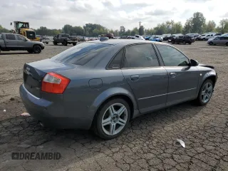 2004 Audi A4 1.8T with VIN WAULC68E84A017441, listed as a Copart auction lot 77380194 with 161,257 mi miles and Salvage Title. Bid and sale history available at carsss.com. Image 3.