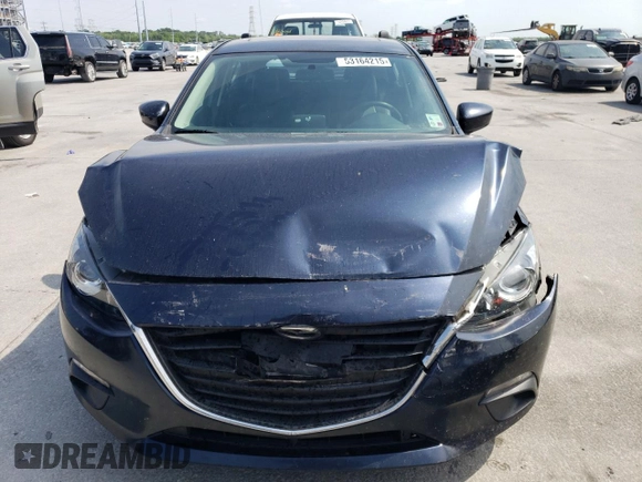 2014 Mazda 3 i Grand Touring with VIN JM1BM1M73E1173281, listed as a Copart auction lot 53164215 with 227,983 mi miles and Salvage Title. Bid and sale history available at DreamBid. Image 5.