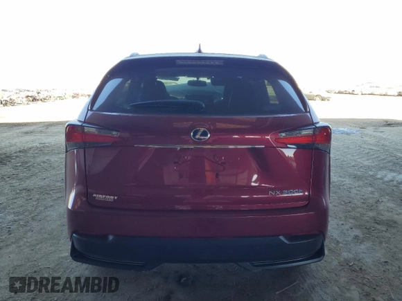 2017 Lexus NX 300h with VIN JTJBJRBZ8H2064791, listed as a Copart auction lot 41873895 with 66,835 mi miles and Salvage Title. Bid and sale history available at DreamBid. Image 6.