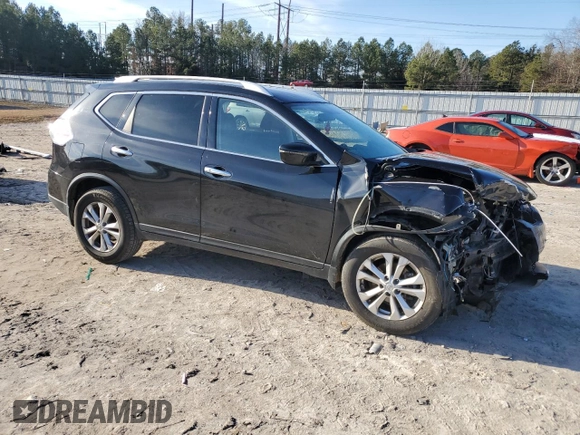 2016 Nissan Rogue SV with VIN KNMAT2MV3GP613566, listed as a Copart auction lot 85194384 with 138,423 mi miles and Salvage Title. Bid and sale history available at carsss.com. Image 4.
