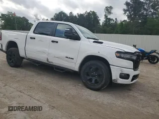 2025 Ram 1500 Big Horn с VIN 1C6RREFP6SN612912, выставлен на аукционе Copart как лот 51626725 с пробегом 3 886 миль миль и Списание • Salvage title. История ставок и продаж доступна на DreamBid. Изображение 4.