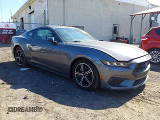 2024 Ford Mustang EcoBoost with VIN 1FA6P8TH1R5143311, listed as a IAAI auction lot 42093284 with 2,255 mi miles and . Bid and sale history available at DreamBid. Image 1.