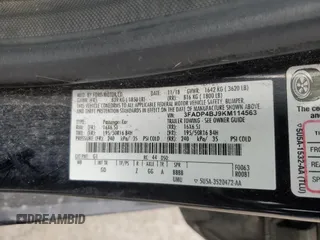 2019 Ford Fiesta SE with VIN 3FADP4BJ9KM114563, listed as a Copart auction lot 43869815 with 139,614 mi miles and Salvage Title. Bid and sale history available at carsss.com. Image 13.