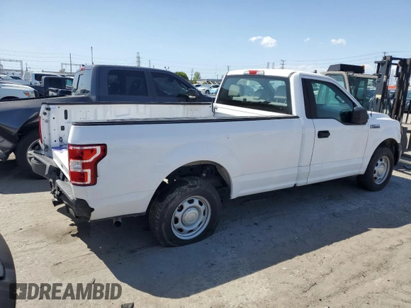 2020 Ford F-150 XL with VIN 1FTMF1CB5LKD02203, listed as a Copart auction lot 41440295 with 110,358 mi miles and Salvage Title. Bid and sale history available at carsss.com. Image 3.