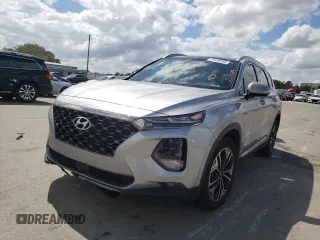 2020 Hyundai Santa Fe Limited with VIN 5NMS53AAXLH214419, listed as a Copart auction lot 61630262 with 53,812 mi miles. Bid and sale history available at carsss.com. Image 2.