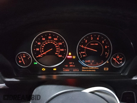 2015 BMW 3 Series 328i Gran Turismo xDrive with VIN WBA3X5C53FD562373, listed as a Copart auction lot 54012235 with 133,869 mi miles and Clean title. Bid and sale history available at DreamBid. Image 9.