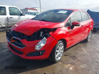 2015 Ford Fiesta SE with VIN 3FADP4BJ2FM101983, listed as a IAAI auction lot 41485881 with 131,805 mi miles. Bid and sale history available at carsss.com. Image 6.