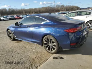 2017 Infiniti Q60 Premium with VIN JN1EV7EL8HM552436, listed as a Copart auction lot 49728925 with 48,104 mi miles and Salvage title. Bid and sale history available at DreamBid. Image 2.