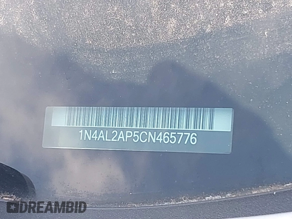 2012 Nissan Altima S z VIN 1N4AL2AP5CN465776, wystawiony jako IAAI lot #41646140 z przebiegiem 113 770 mil mil oraz . Historia ofert i sprzedaży dostępna na DreamBid. Obrazek 9.