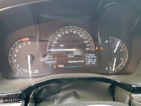 2018 Cadillac XT5 Premium Luxury AWD with VIN 1GYKNFRS6JZ116893, listed as a Copart auction lot 61195275 with 150,618 mi miles and Salvage title. Bid and sale history available at DreamBid. Image 9.