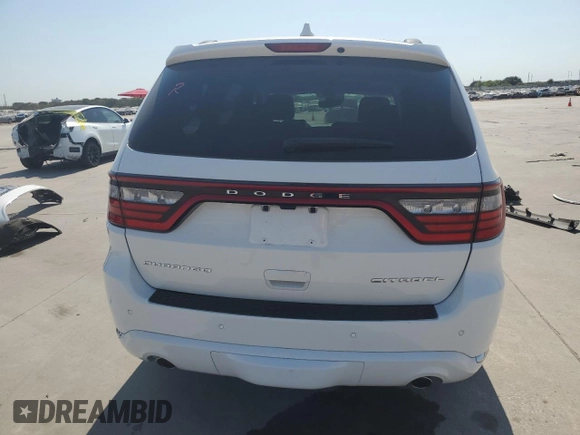 2019 Dodge Durango Citadel with VIN 1C4RDHEGXKC768277, listed as a Copart auction lot 74788684 with 72,436 mi miles and Salvage Title. Bid and sale history available at DreamBid. Image 6.