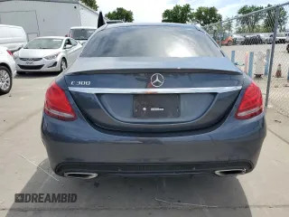 2015 Mercedes-Benz C-Class C 300 with VIN 55SWF4JBXFU080884, listed as a Copart auction lot 53074115 with 136,564 mi miles and Clean Title. Bid and sale history available at carsss.com. Image 6.