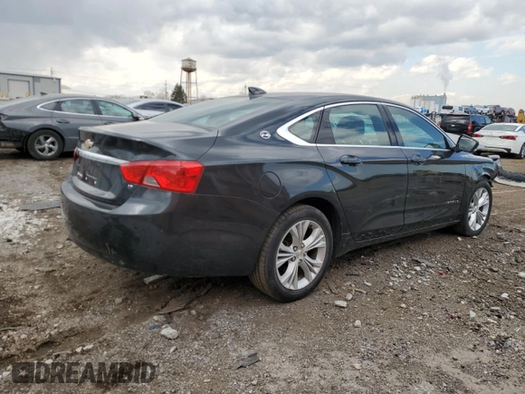 2015 Chevrolet Impala LT with VIN 2G1115SLXF9138173, listed as a Copart auction lot 50223745 with 82,281 mi miles and Salvage Title. Bid and sale history available at DreamBid. Image 3.
