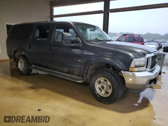 2000 Ford Excursion Limited with VIN 1FMNU43SXYEA13878, listed as a Copart auction lot 54050075 with 194,329 mi miles and Salvage title. Bid and sale history available at DreamBid. Image 4.